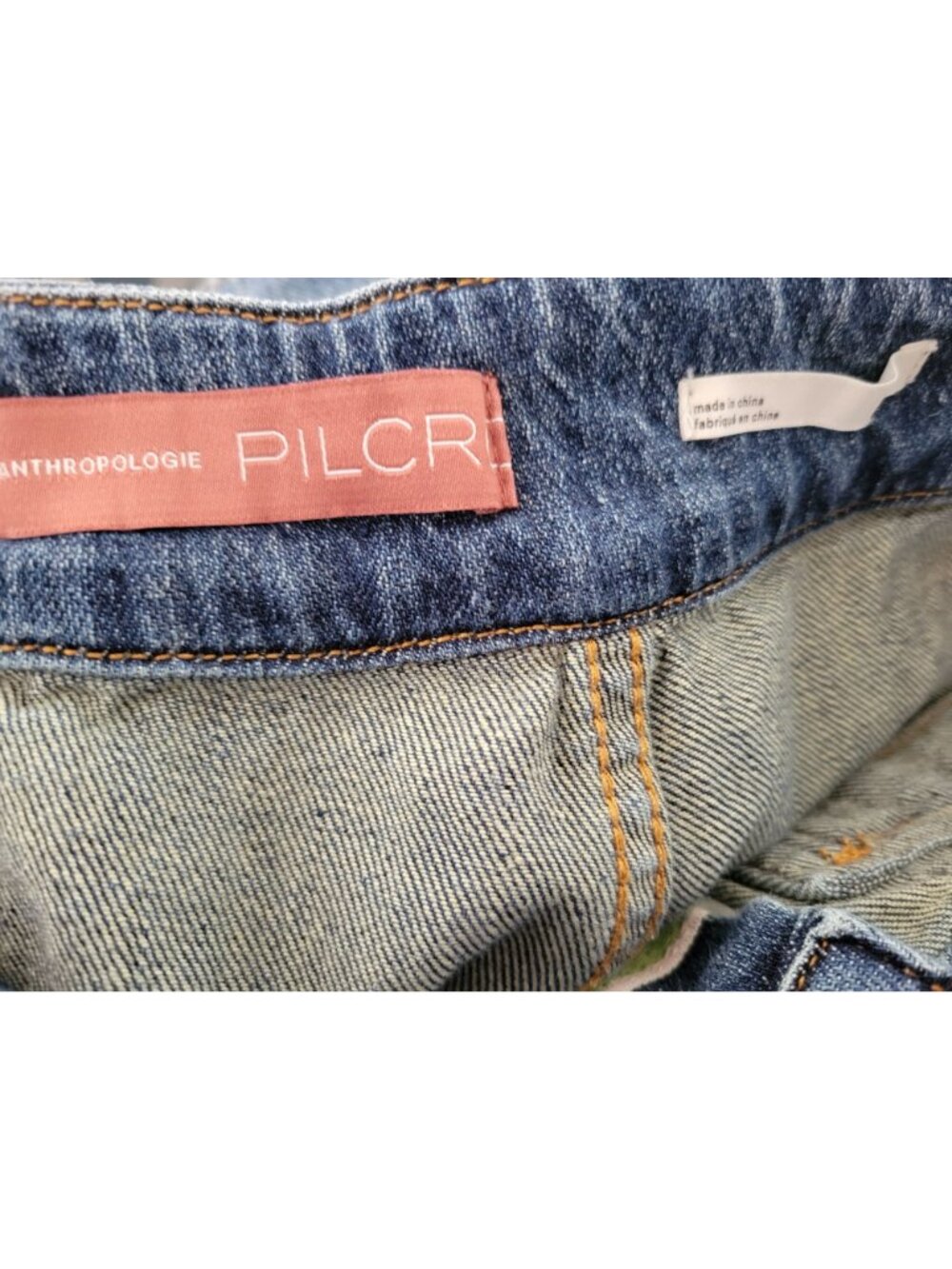 Pilcro Anthropologie The Wanderer Relaxed Jeans Utility 30 Distressed Workwear - Picture 3 of 13